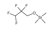 trimethyl-(1H,1H,3H-tetrafluoropropoxy)silane Structure