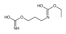 ethyl N-(3-carbamoyloxypropyl)carbamate结构式
