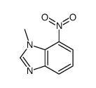(9ci)-1-甲基-7-硝基-1H-苯并咪唑结构式
