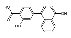 2'-hydroxy-2,4'-carbonyl-di-benzoic acid结构式