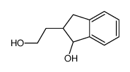 2-(2-hydroxyethyl)-2,3-dihydro-1H-inden-1-ol结构式