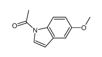 1-乙酰基-5-甲氧基吲哚结构式