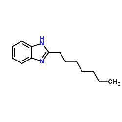 2-庚基苯并咪唑结构式