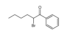 2-bromo-1-phenylhexan-1-one Structure