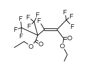 perfluoro(α,α,γ-trimethyl)glutaconic acid diethyl ester结构式