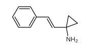 (E)-1-苯乙烯环丙烷胺结构式