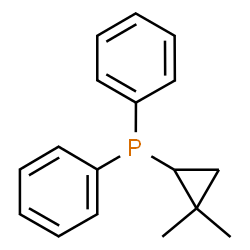 (2,2-Dimethylcyclopropyl)diphenylphosphine结构式