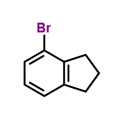 4-溴-2,3-二氢-1H-茚结构式