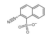 2-diazonaphthalene-1-sulphonic acid Structure