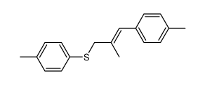 (E)-1-p-Tolyl-2-methyl-3-p-tolylthiopropen结构式