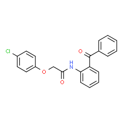 N-(2-benzoylphenyl)-2-(4-chlorophenoxy)acetamide Structure