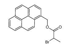 pyren-1-ylmethyl 2-bromopropanoate结构式