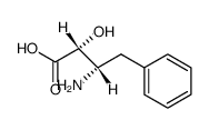 (2R,3S)-3-氨基-2-羟基-4-苯基丁酸结构式