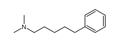 N,N-dimethyl-5-phenylpentan-1-amine结构式