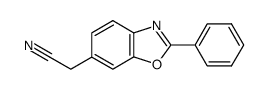 (2-phenyl-benzooxazol-6-yl)-acetonitrile Structure