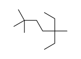 5-ethyl-2,2,5-trimethylheptane结构式