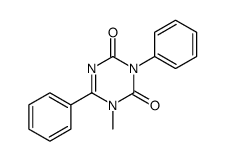 1-methyl-3,6-diphenyl-1,3,5-triazine-2,4-dione结构式