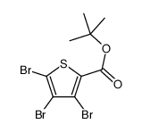 tert-butyl 3,4,5-tribromothiophene-2-carboxylate Structure