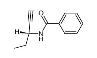 (R)-N-benzoyl-1-ethyl-2-propynylamine Structure
