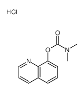 quinolin-1-ium-8-yl N,N-dimethylcarbamate,chloride结构式