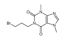 1-(3-Bromopropyl)theobromine结构式