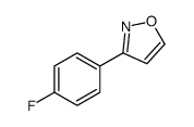3-(4-氟苯基)异噁唑结构式