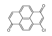 3-chloro-1,6-pyrenequinone结构式