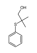 2-methyl-2-phenylsulfanylpropan-1-ol Structure