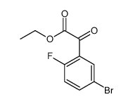 ethyl 2-(5-bromo-2-fluorophenyl)-2-oxoacetate Structure