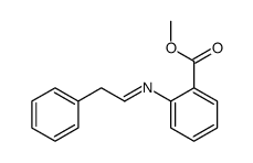 phenyl acetaldehyde/methyl anthranilate schiff's base Structure