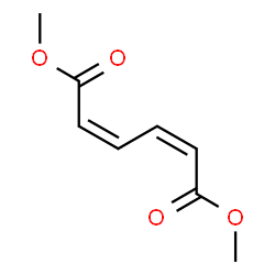 (2Z,4Z)-2,4-Hexadienedioic acid dimethyl ester结构式