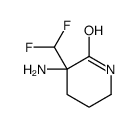 3-amino-3-(difluoromethyl)piperidin-2-one结构式
