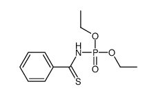 N-diethoxyphosphorylbenzenecarbothioamide结构式