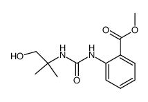2-[3-(2-hydroxy-1,1-dimethyl-ethyl)-ureido]-benzoic acid methyl ester Structure