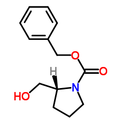 Cbz-D-Prolinol Structure