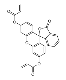 萤光素O,O'-二丙烯酸酯结构式