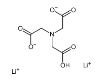 dilithium,2-[carboxylatomethyl(carboxymethyl)amino]acetate结构式