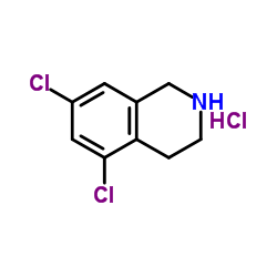 5,7-Dichloro-1,2,3,4-tetrahydro-isoquinoline hydrochloride structure
