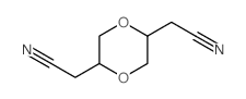 1,4-Dioxane-2,5-diacetonitrile,trans- (9CI) Structure