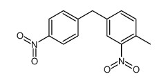 1-methyl-2-nitro-4-[(4-nitrophenyl)methyl]benzene结构式