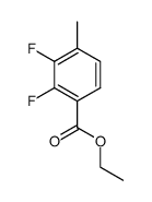 Benzoic acid, 2,3-difluoro-4-methyl-, ethyl ester (9CI)结构式