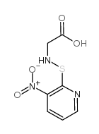 3-硝基-2-吡啶-亚磺酰基甘氨酸结构式