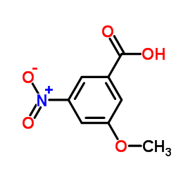 3-甲氧基-5-硝基苯甲酸结构式