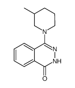 4-(3-methylpiperidino)-1(2H)-phthalazinone Structure