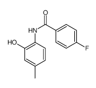 Benzamide, 4-fluoro-N-(2-hydroxy-4-methylphenyl)- (9CI)结构式