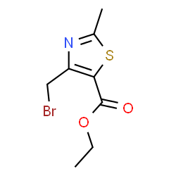5-Thiazolecarboxylicacid,4-(bromomethyl)-2-methyl-,ethylester(9CI) Structure