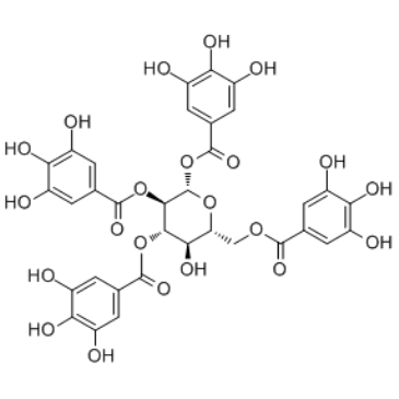 1,2,3,6-四-O-没食子酰-β-D-葡萄糖图片