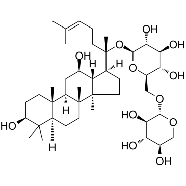 绞股蓝皂苷XIII结构式