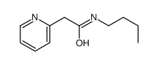 N-butyl-2-pyridin-2-ylacetamide结构式