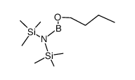 (bis(trimethylsilyl)amino)butoxyborane结构式